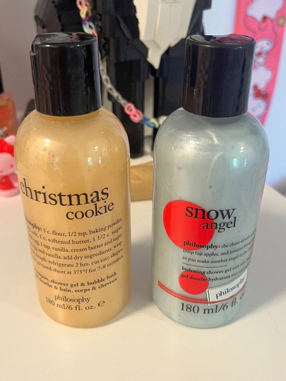Philosophy "Christmas Cookie" and "Snow Angel"